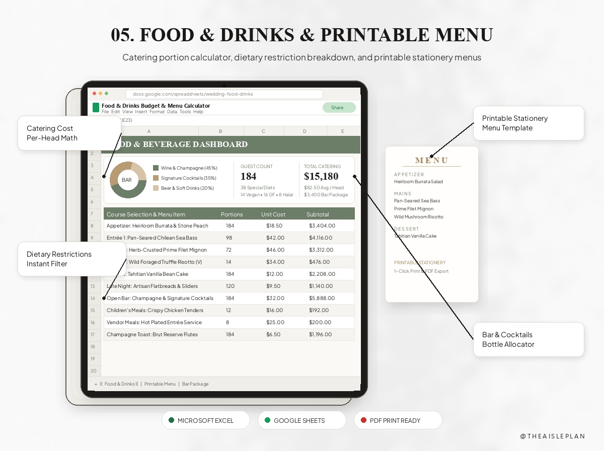 05. Food & Drinks Menu