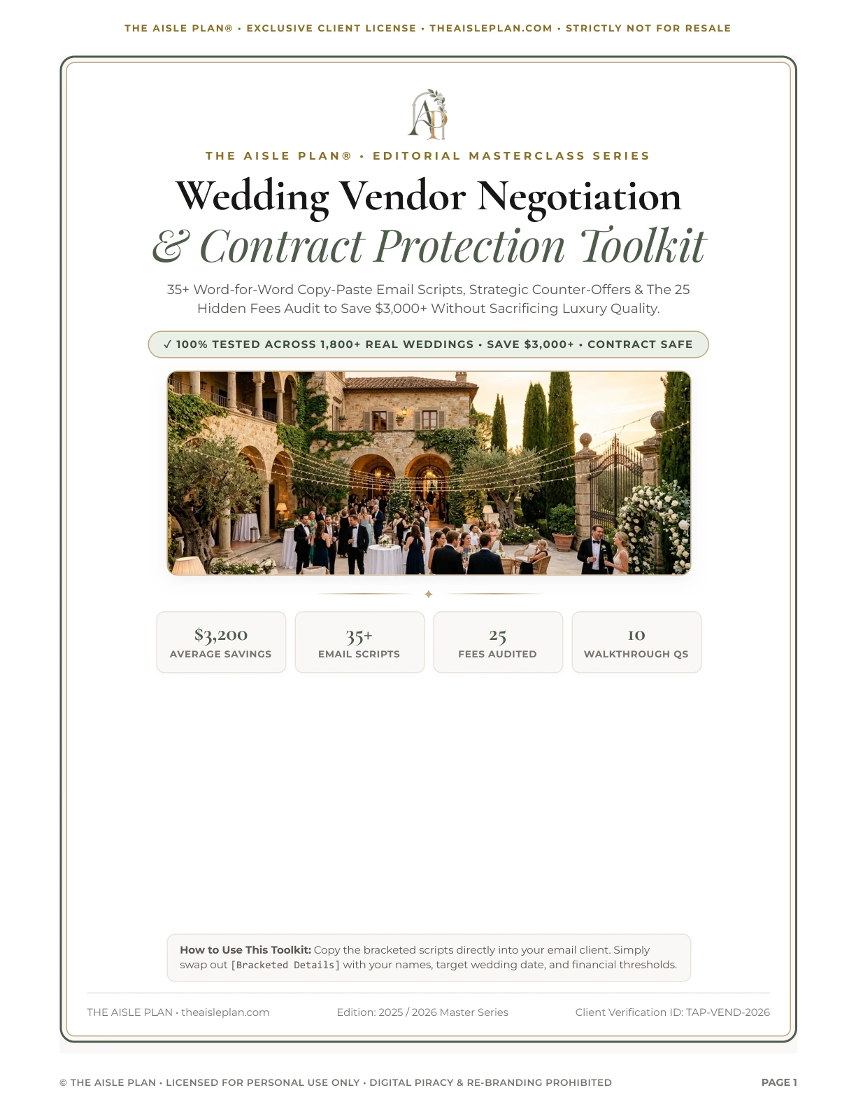 Vendor Negotiation Toolkit Cover